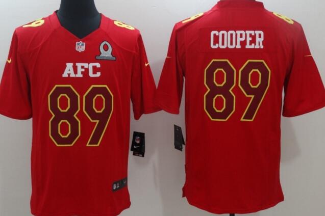 New Nike 89 Amari Coope red 2017 Pro Bowl rush Limited men football Jersey