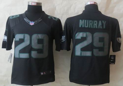 New Nike Philadelphia Eagles 29 Murray Impact Limited Black Jerseys