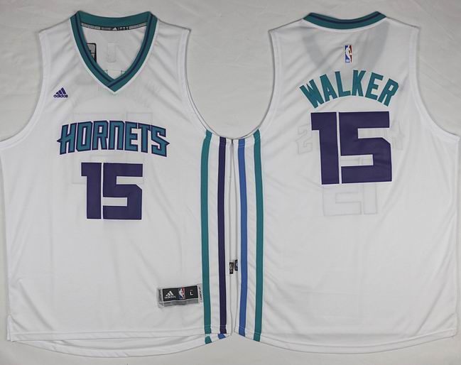 New Orleans Hornets 15 Kemba Walker White Stitched adidas men nba basketball jerseys