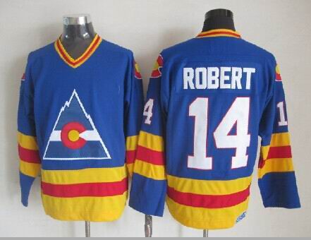 New York Islanders 14 Joe Robert throwback blue CCM nhl ice hockey  jerseys