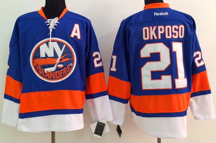 New York Islanders 21 Kyle Okposo nhl ice hockey  jerseys