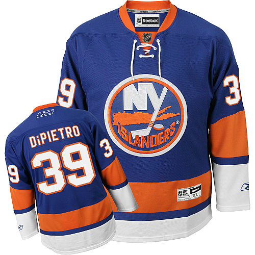 New York Islanders 39 DIPIETRO Blue nhl ice hockey  jerseys