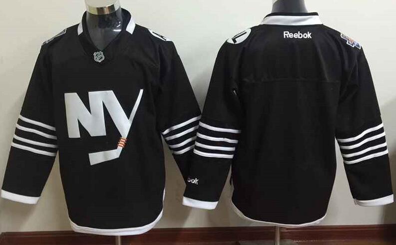 New York Islanders blank black nhl ice hockey  jerseys