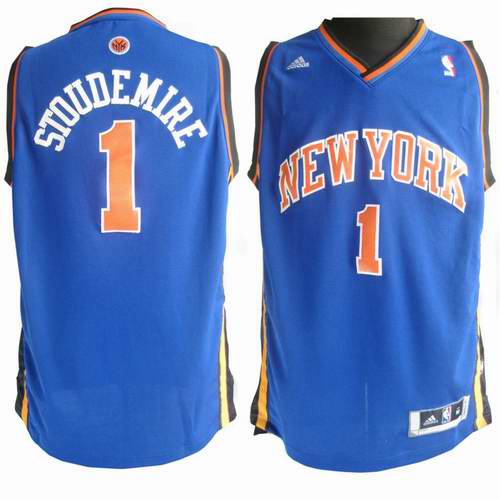 New York Knicks 1 STOUDEMIRE blue NBA Jersey