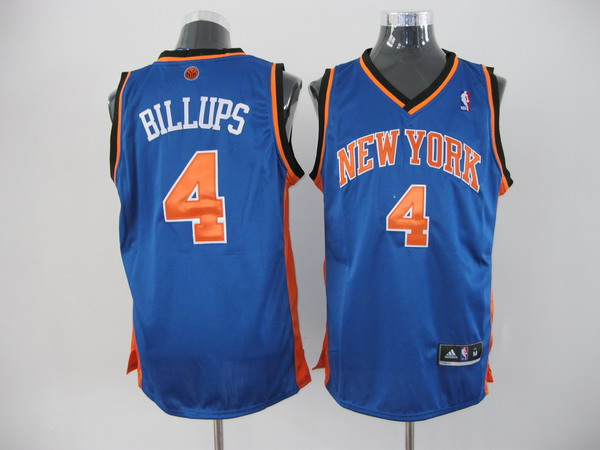 New York Knicks 4 Carmelo BILLUPS 4 blue cheap nba basketball Jersey
