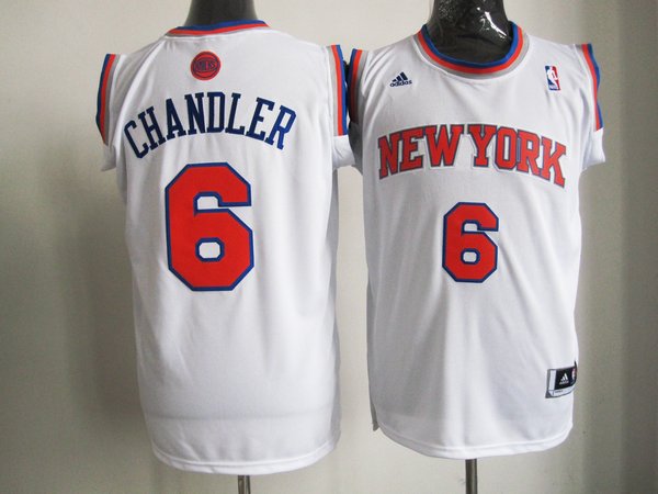 New York Knicks 6 Chandler white NBA Jerseys