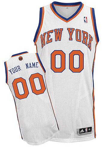 New York Knicks white Home Jersey custom any name number