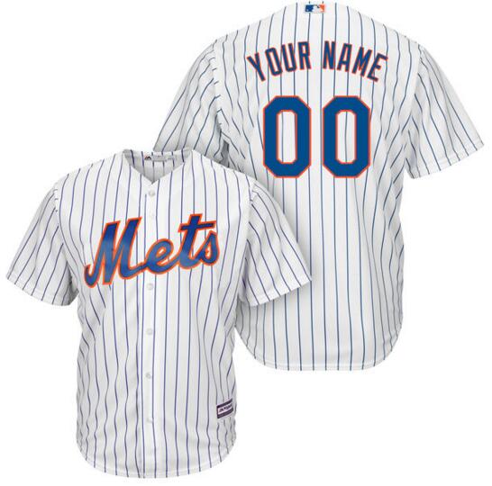 New York Mets jerseys Majestic White Royal Home Cool Base Custom any name number