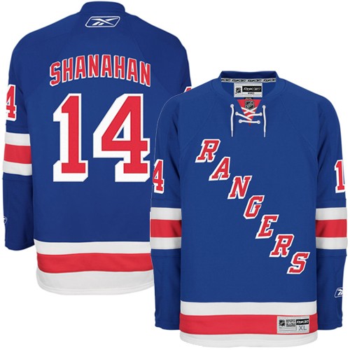 New York Rangers 14 Brendan Shanahan Blue nhl ice hockey jerseys New York Rangers 14 Brendan Shanahan Blue nhl ice hockey jerseys