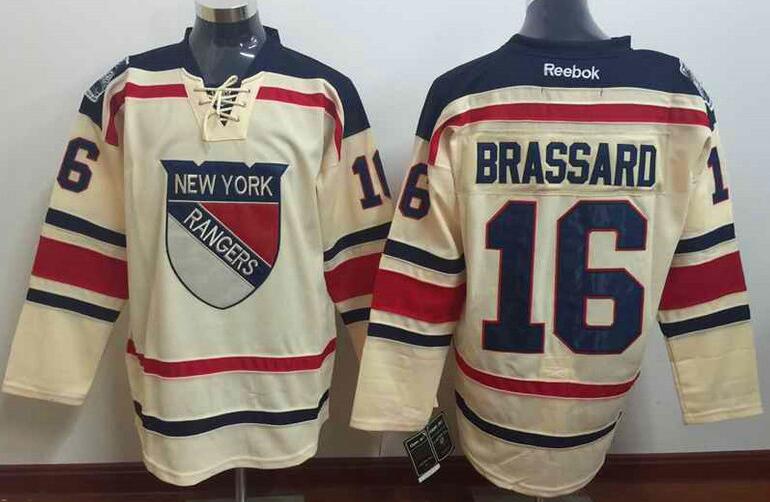 New York Rangers 16 Derick Brassard beige nhl ice hockey jerseys New York Rangers 16 Derick Brassard beige nhl ice hockey jerseys