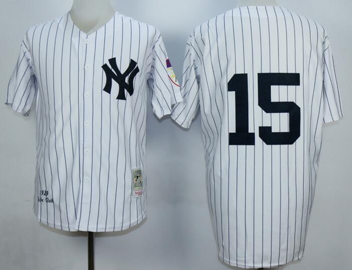 New York Yankees 15 Thurman Munson white baseball mlb Jerseys