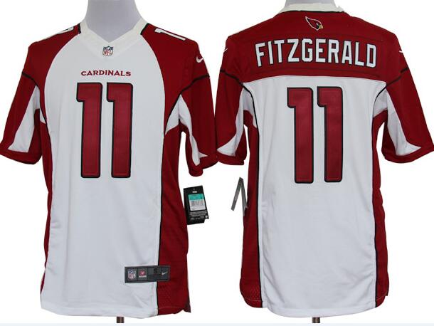 Nike Arizona Cardinals 11 Larry Fitzgerald Limited White NFL Jerseys