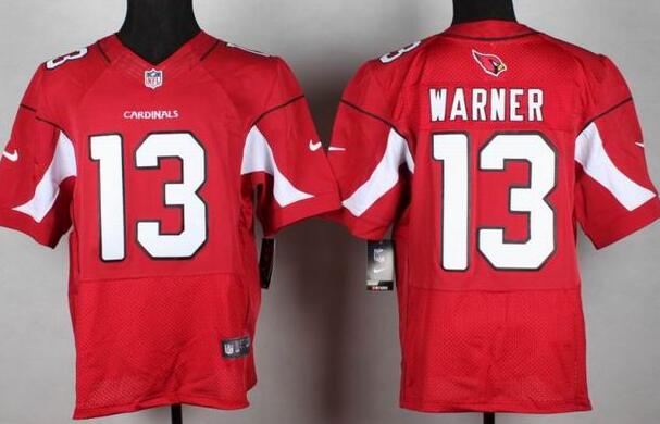 Nike Arizona Cardinals 13 Kurt Warner red elite NFL Jerseys