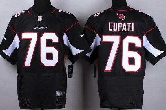 Nike Arizona Cardinals 76 Mike Lupati Elite black NFL Jerseys