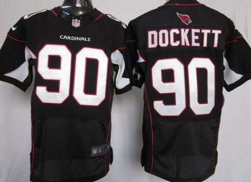Nike Arizona Cardinals 90 Darnell Dockett Elite Black NFL Jerseys