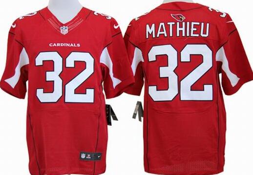Nike Arizona Cardinals Tyrann Mathieu 32 Elite Red NFL Jerseys