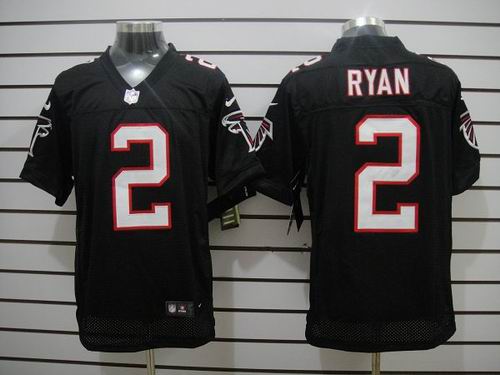 Nike Atlanta Falcons 2 Ryan Black Colors Elite Jerseys