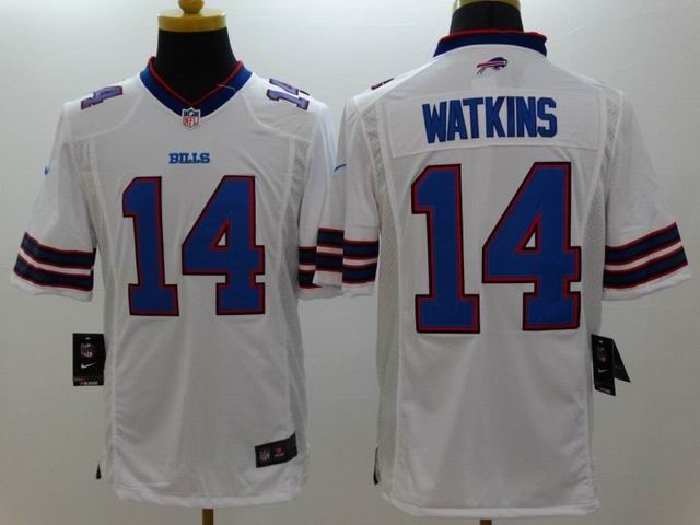 Nike Buffalo Bills 14 Sammy Watkins white game nfl jerseys