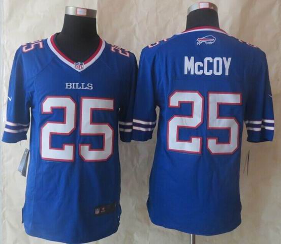 Nike Buffalo Bills 25 LeSean McCoy Blue Limited Jerseys