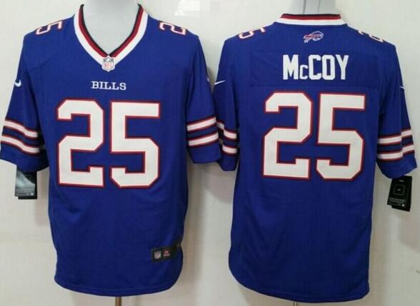 Nike Buffalo Bills 25 LeSean McCoy Blue game Jerseys