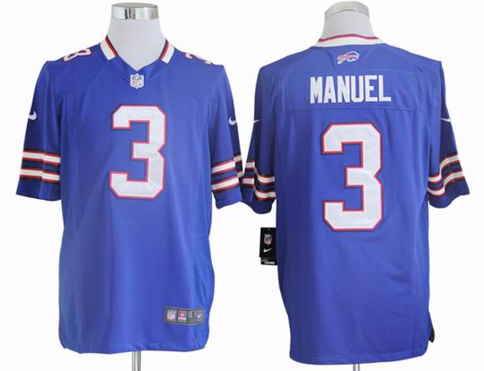 Nike Buffalo Bills MANUEL 3 Limited Blue NFL Jersey