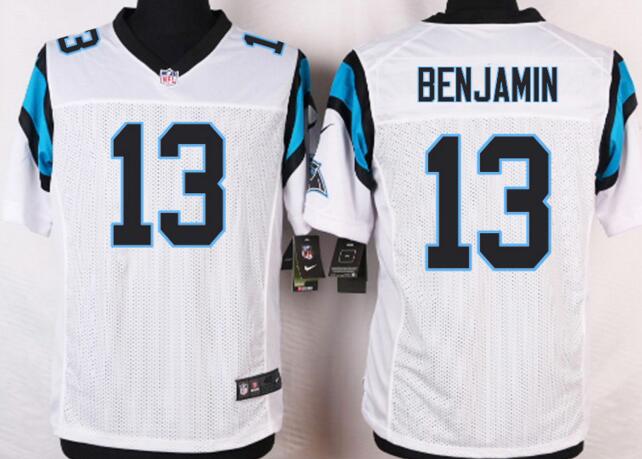 Nike Carolina Panthers 13 Kelvin Benjamin white elite NFL Jerseys
