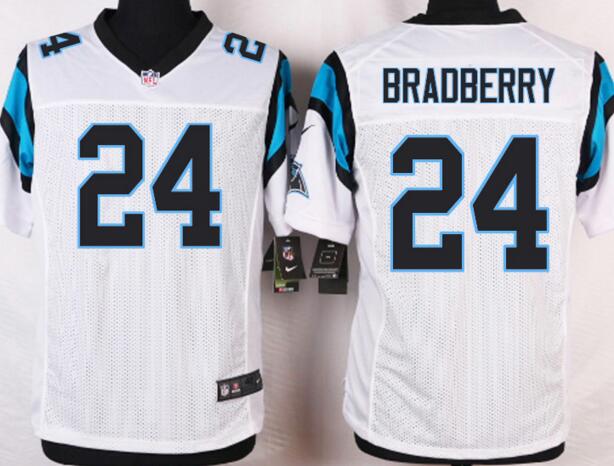 Nike Carolina Panthers 24 bradberry Elite white NFL Jersey