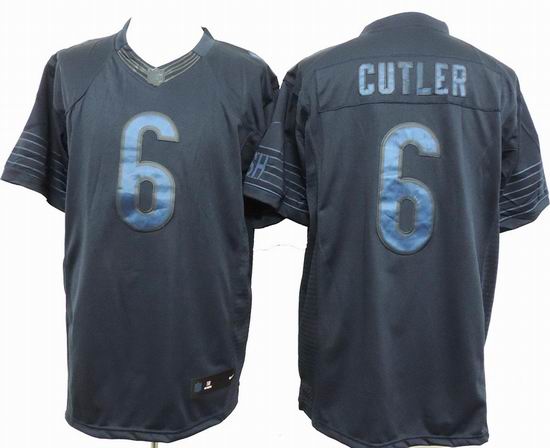 Nike Chicago Bears CUTLER 6 fashion dark gray nfl jersey