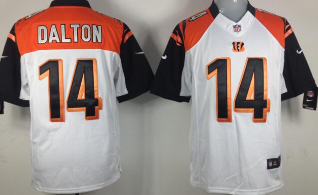 Nike Cincinnati Bengals 14 Stitched Gridiron white men game nfl football Jersey