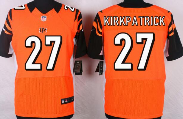 Nike Cincinnati Bengals 27 Dre Kirkpatrick Elite orange men NFL football Jerseys