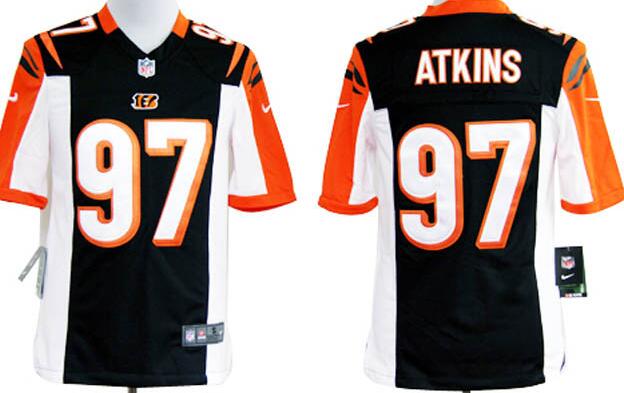 Nike Cincinnati Bengals 97 Geno Atkins Limited Black NFL Jerseys