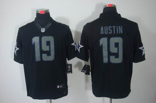 Nike Dallas Cowboys 19 Miles Austin Impact Limited Black NFL Jerseys