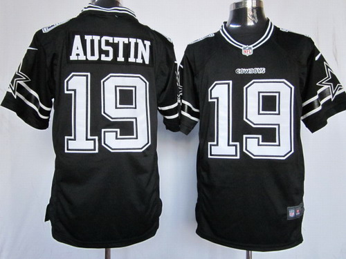 Nike Dallas Cowboys 19 Miles Austin Limited Black NFL Jerseys