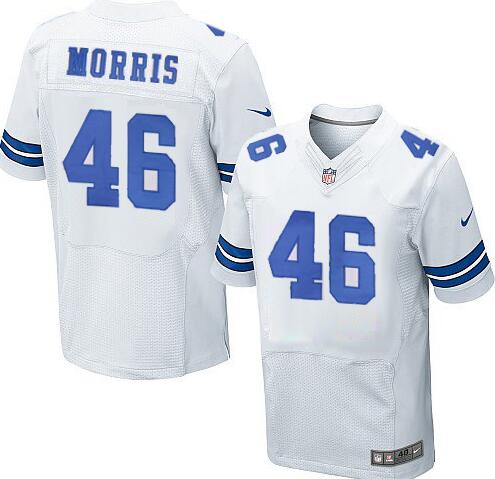 Nike Dallas Cowboys 46 Morris elite white NFL jersey