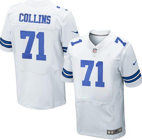 Nike Dallas Cowboys 71 La el Collins elite white NFL jersey