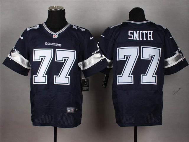 Nike Dallas Cowboys 77 Tyron Smith dark blue NFL Jersey