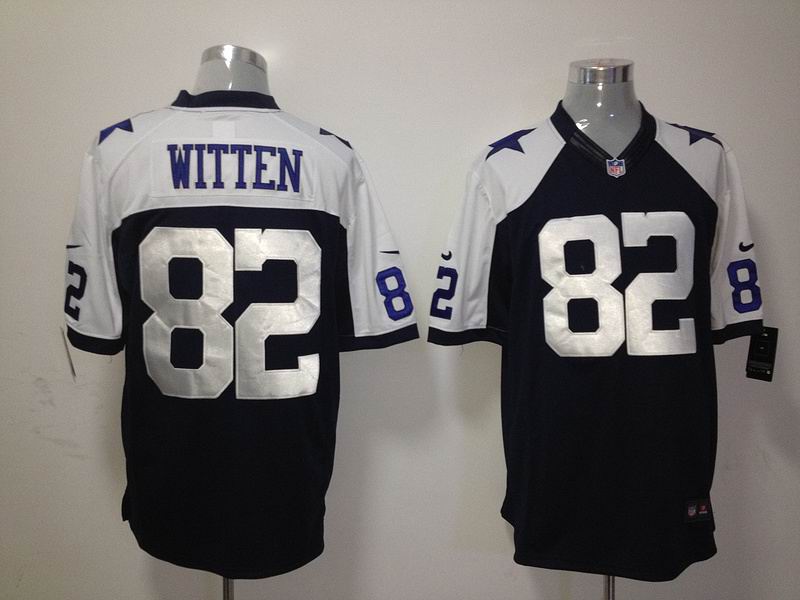 Nike Dallas Cowboys 82 Jason Witten Blue Thankgivings NFL Elite Jersey