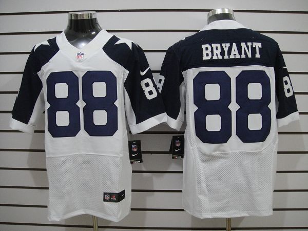 Nike Dallas Cowboys 88 Bryant White Colors Thankgivings Elite Jerseys