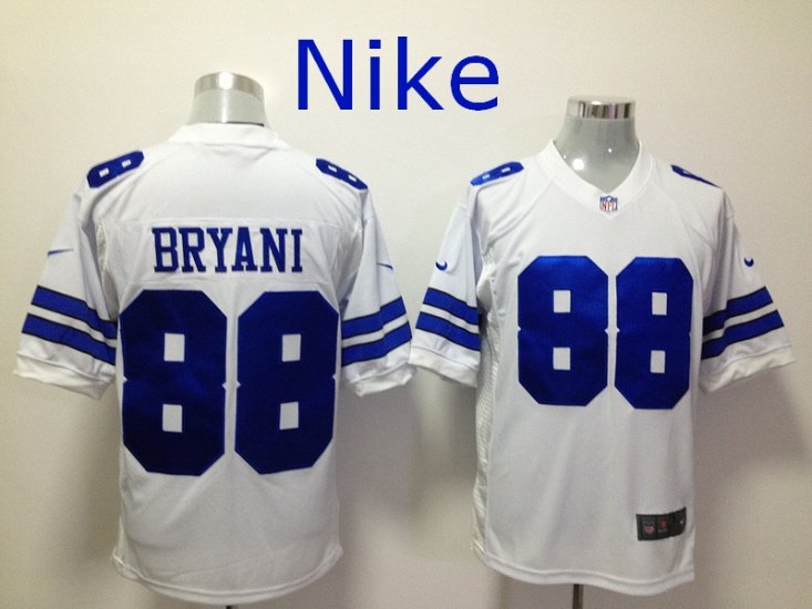 Nike Dallas Cowboys 88 Dez Bryant Game White NFL Jersey