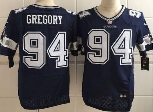 Nike Dallas Cowboys 94 Randy Gregory elite blue nfl jersey