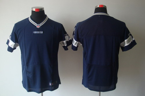 Nike Dallas Cowboys Blank Elite Blue NFL Jerseys