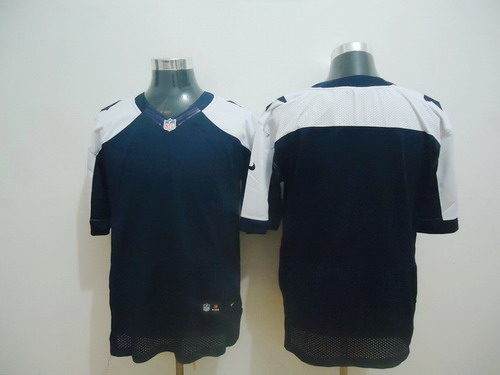 Nike Dallas Cowboys Blank Thanksgiving Blue Jersey