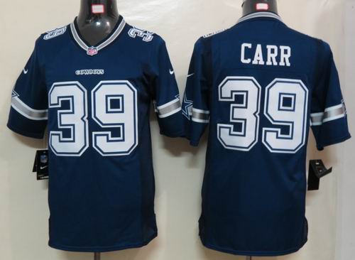 Nike Dallas cowboys 39 Carr Blue Limited Jerseys