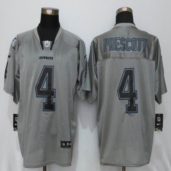 Nike Dallas cowboys 4 Prescott Lights Out Grey Elite Jerseys