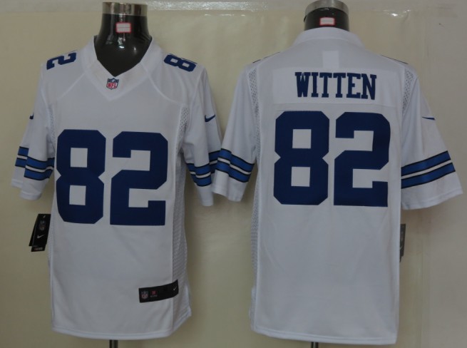 Nike Dallas cowboys 82 Witten White Limited Jersey