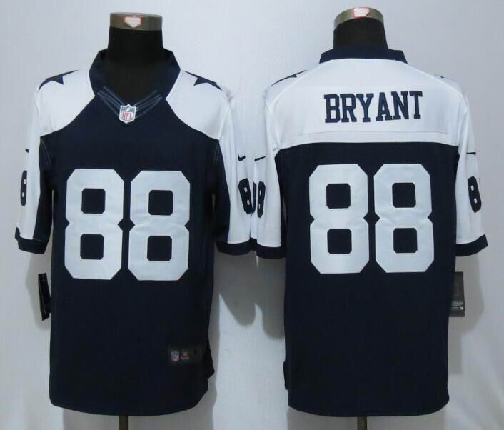 Nike Dallas cowboys 88 Bryant Blue Thanksgiving Limited Jersey