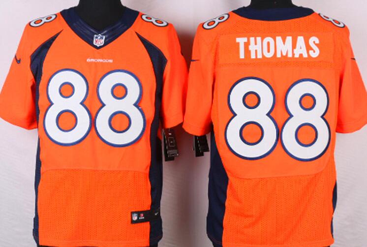 Nike Denver Broncos 88 Demaryius Thomas Elite Orange NFL Jerseys