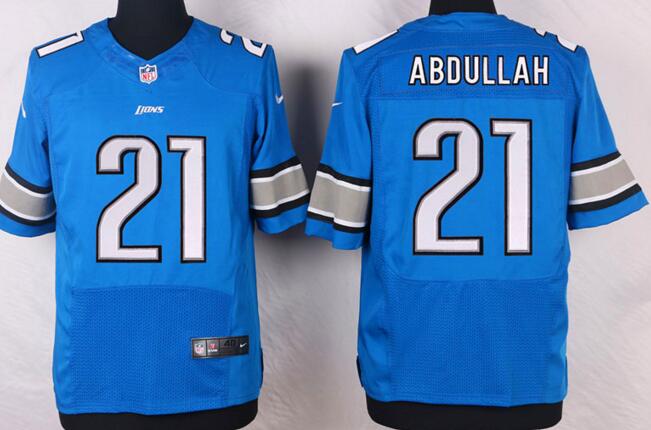 Nike Detroit Lions 21 Ameer Abdullah blue nfl elite jerseys