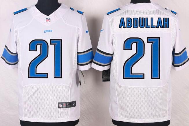 Nike Detroit Lions 21 Ameer Abdullah white nfl elite jerseys