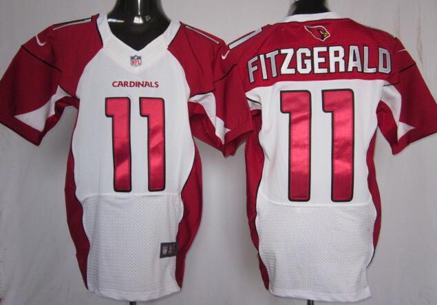 Nike Elite Arizona Cardinals 11 Larry Fitzgerald NFL Jerseys White